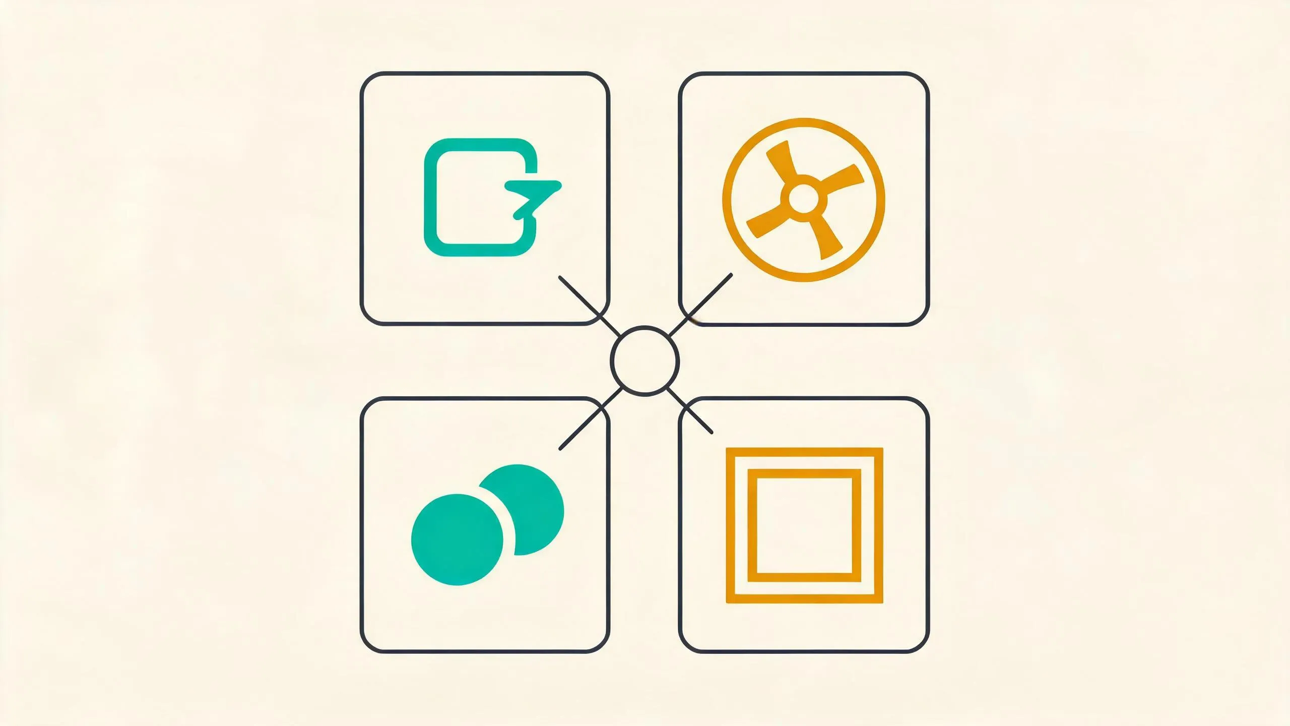 Schematic: four clinic profiles routed to different machine configuration priorities